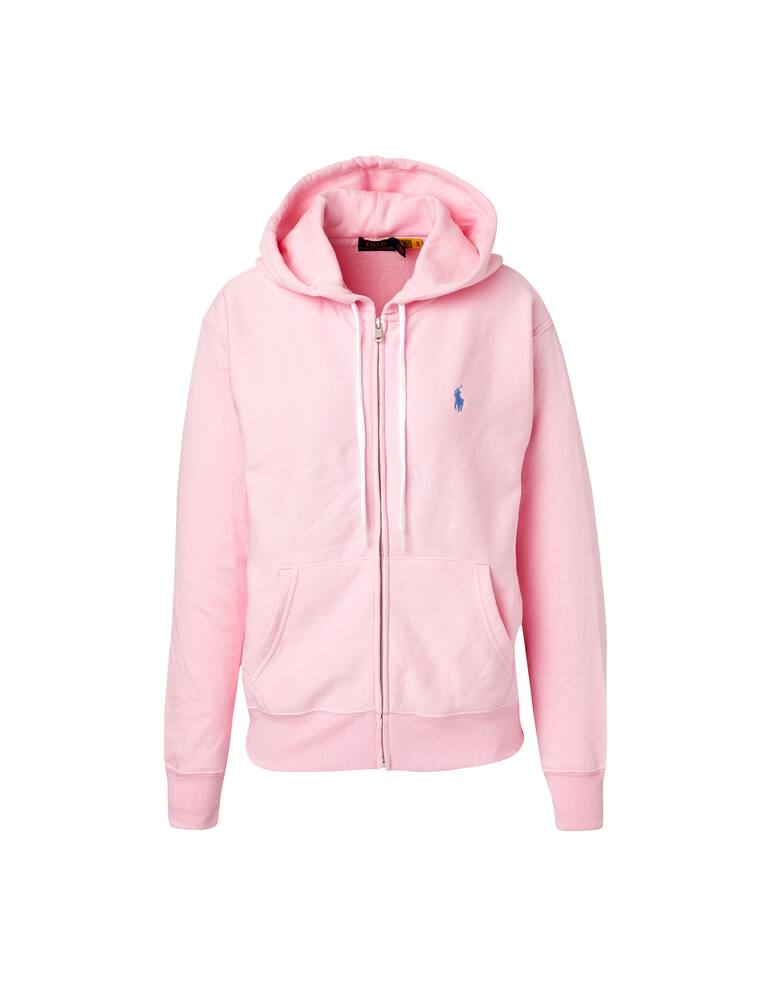 rinascente Polo Ralph Lauren Cotton blend zip long sleeves sweatshirt - pink