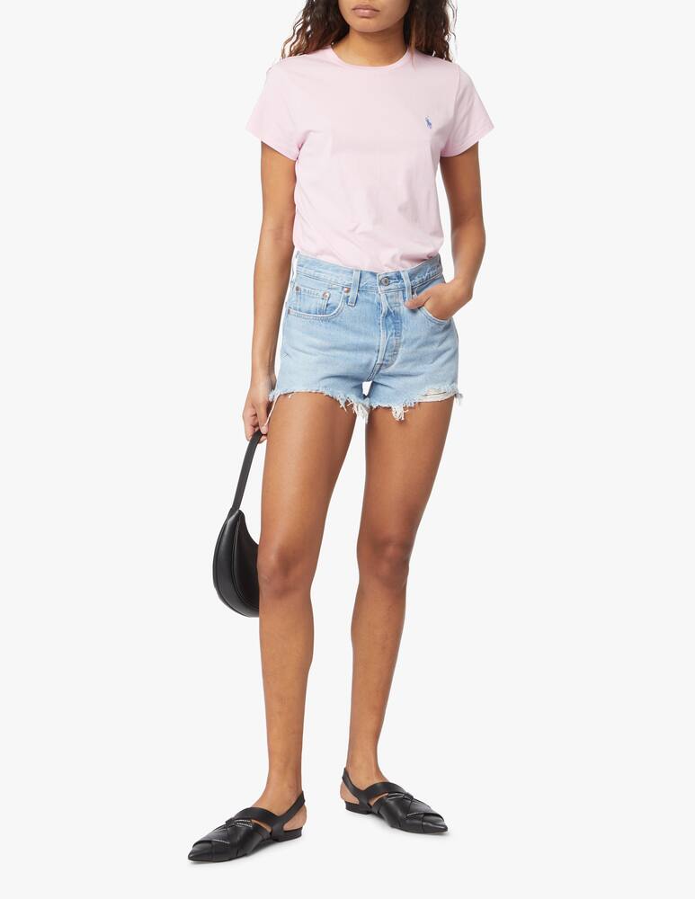 rinascente Polo Ralph Lauren T-shirt a girocollo in cotone - rosa