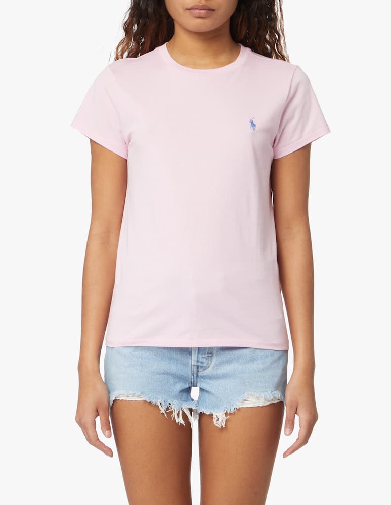 rinascente Polo Ralph Lauren T-shirt a girocollo in cotone - rosa