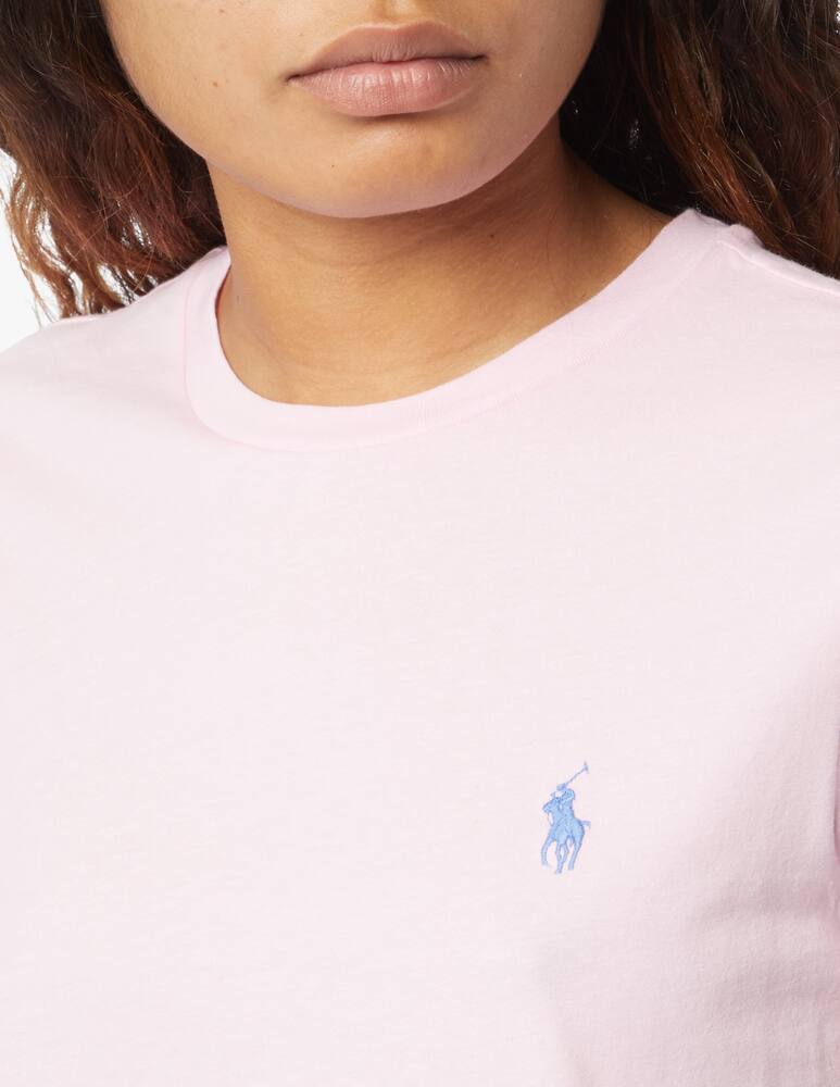 rinascente Polo Ralph Lauren T-shirt a girocollo in cotone - rosa