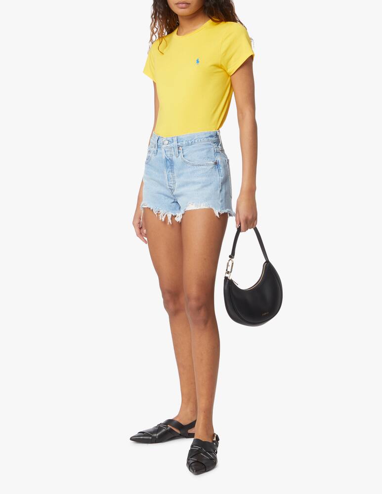 rinascente Polo Ralph Lauren T-shirt a girocollo in cotone - giallo