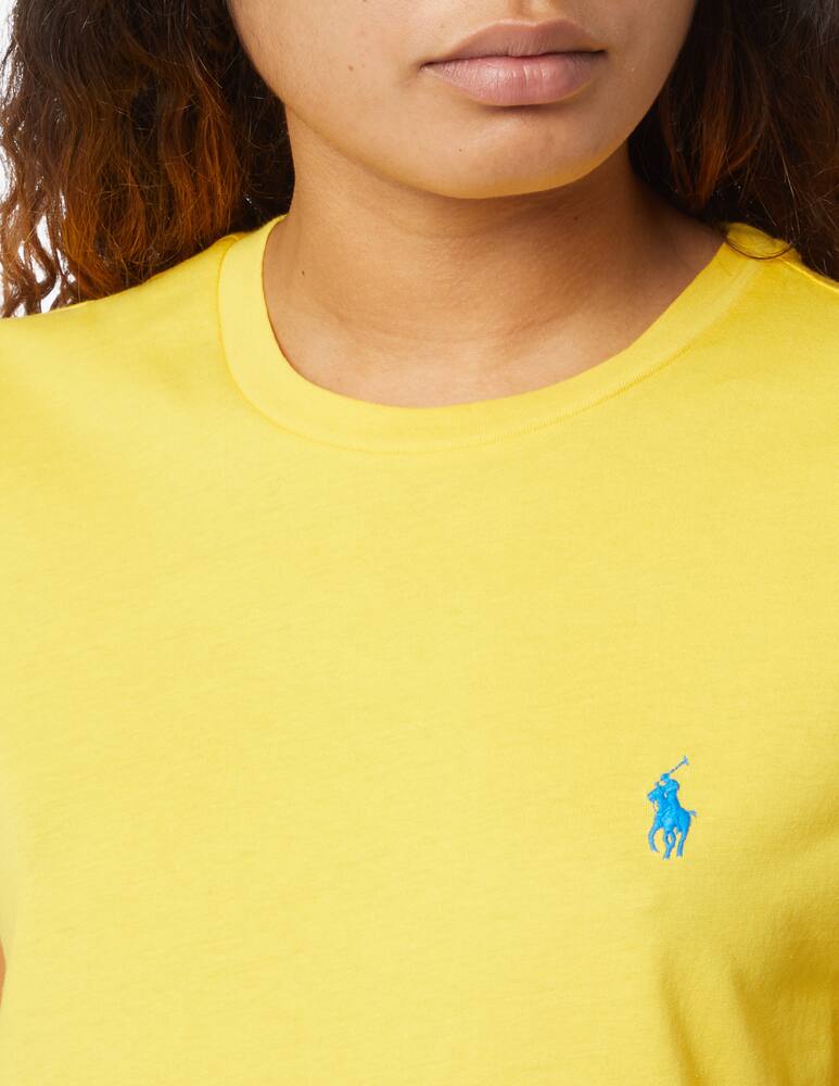 rinascente Polo Ralph Lauren T-shirt a girocollo in cotone - giallo