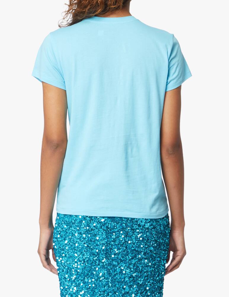 rinascente Polo Ralph Lauren T-shirt a girocollo in cotone - azzurro