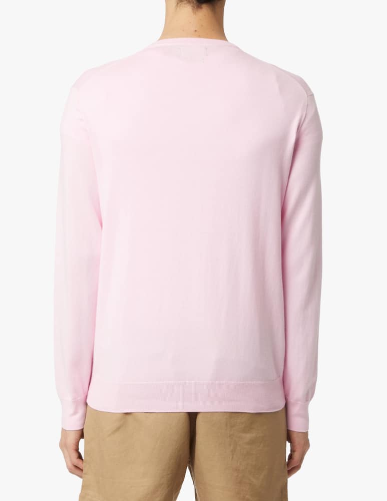 rinascente Polo Ralph Lauren V neck pima sweater - pink
