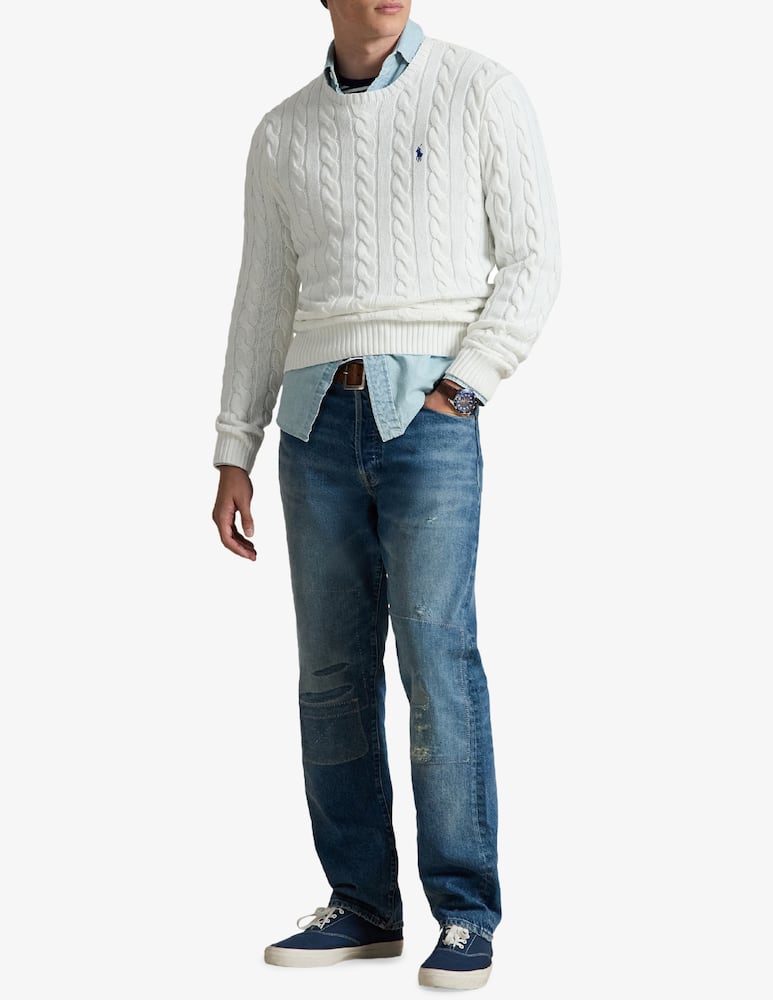 Polo Ralph Lauren Maglia girocollo a trecce - immagine 2 Polo Ralph Lauren Maglia girocollo a trecce - immagine 2