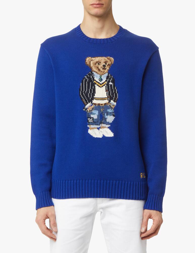 rinascente Polo Ralph Lauren Bear sweater - blue