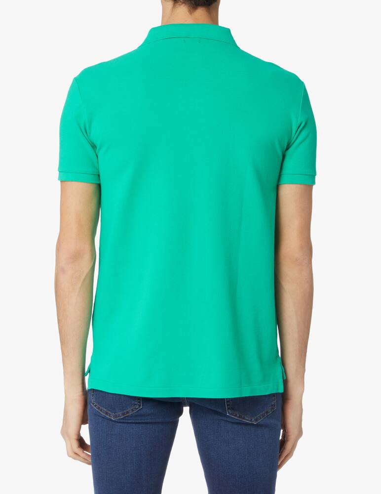 rinascente Polo Ralph Lauren Basic slim fit poloshirt - green