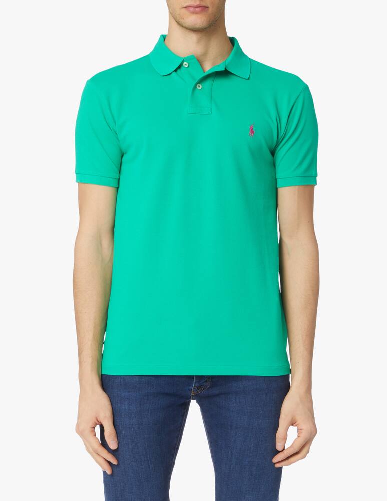Polo Ralph Lauren Polo basica slim fit - verde - immagine 1 Polo Ralph Lauren Polo basica slim fit - verde - immagine 1