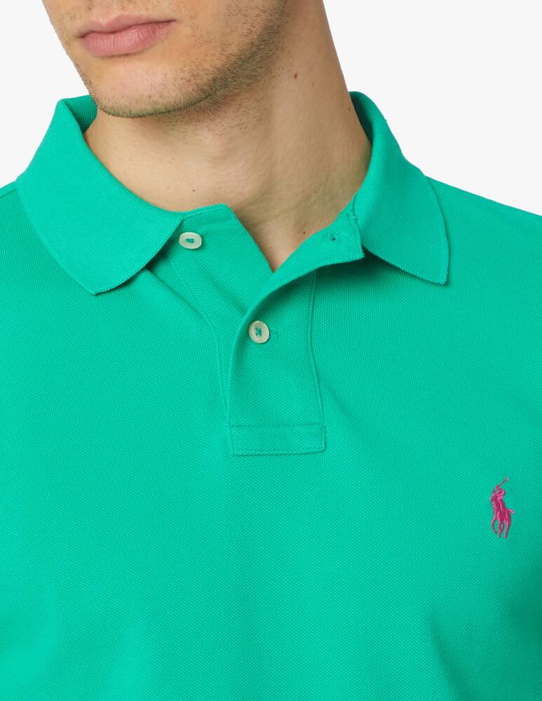rinascente Polo Ralph Lauren Basic slim fit poloshirt - green