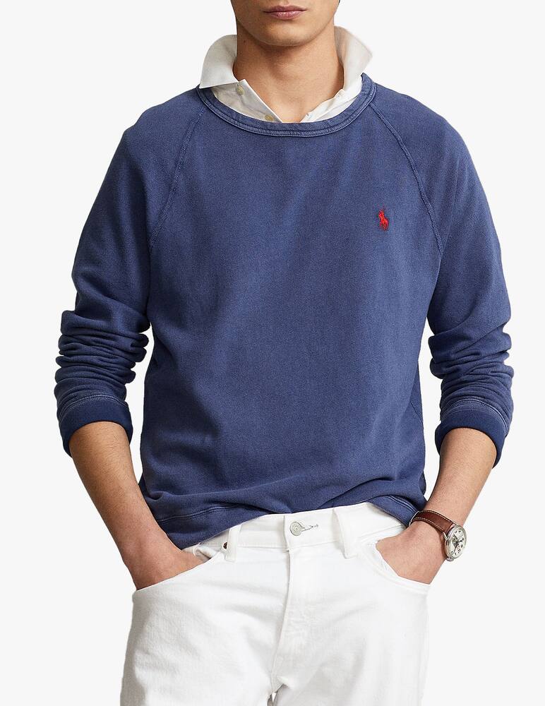 rinascente Polo Ralph Lauren Terry crewneck sweatshirt - blue