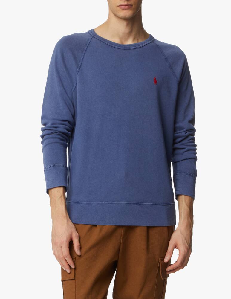 rinascente Polo Ralph Lauren Terry crewneck sweatshirt - blue
