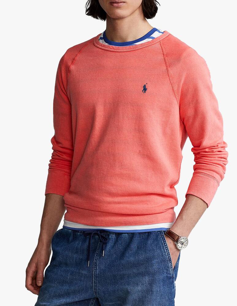 rinascente Polo Ralph Lauren Terry crewneck sweatshirt - red