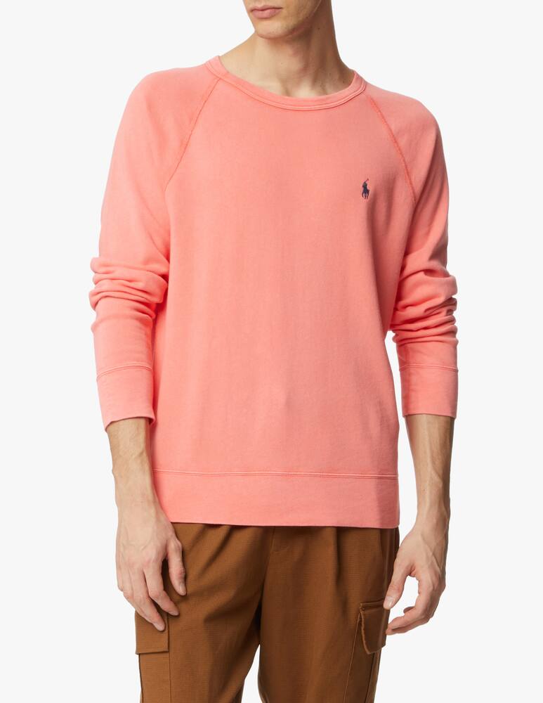 rinascente Polo Ralph Lauren Terry crewneck sweatshirt - red