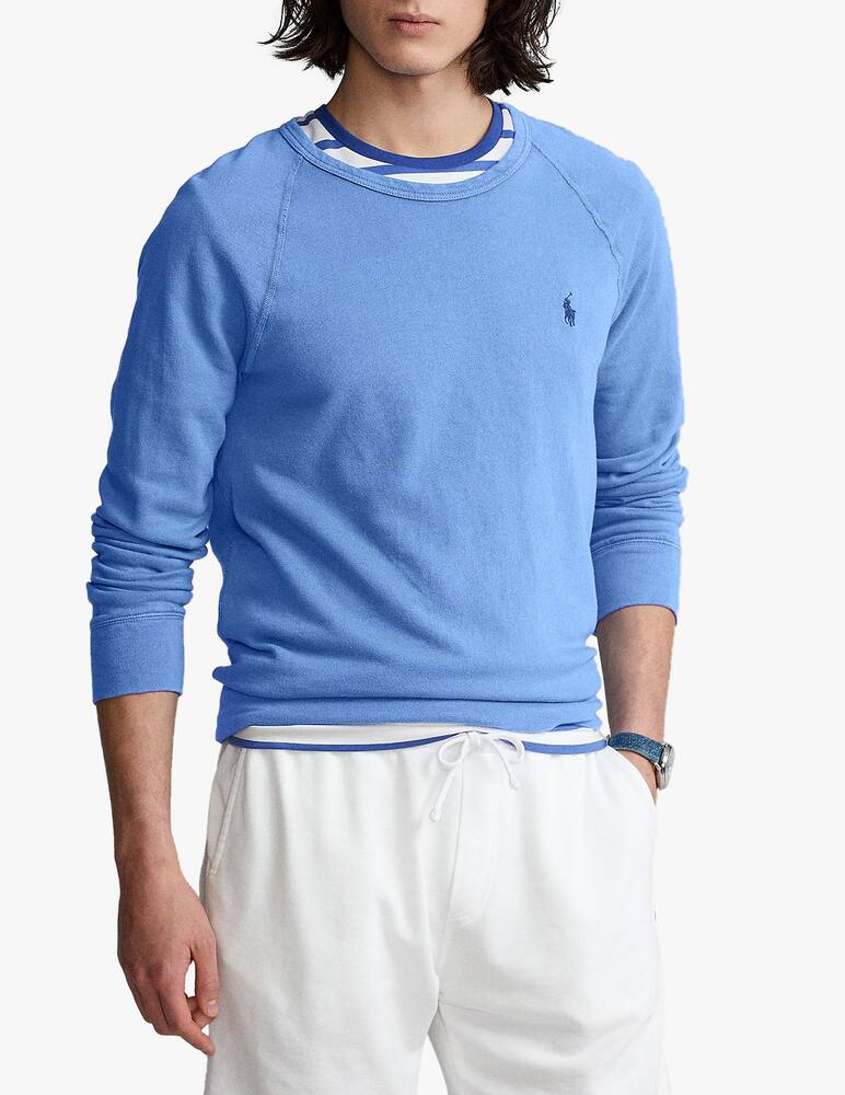 rinascente Polo Ralph Lauren Terry crewneck sweatshirt - blue