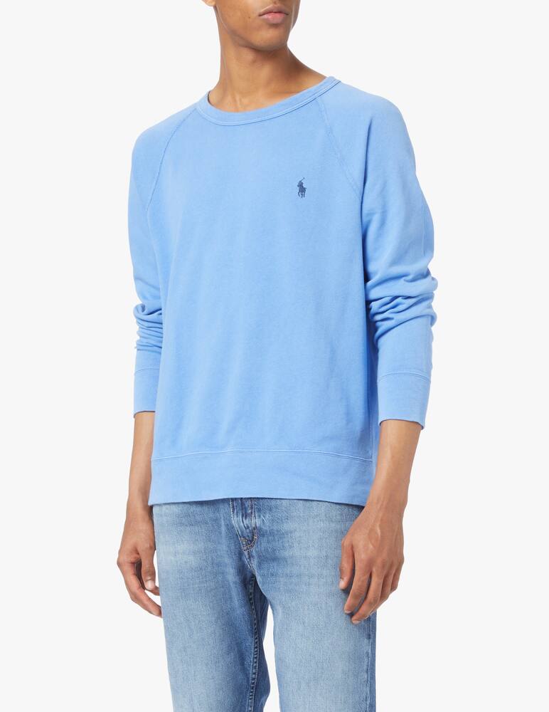 rinascente Polo Ralph Lauren Terry crewneck sweatshirt - blue
