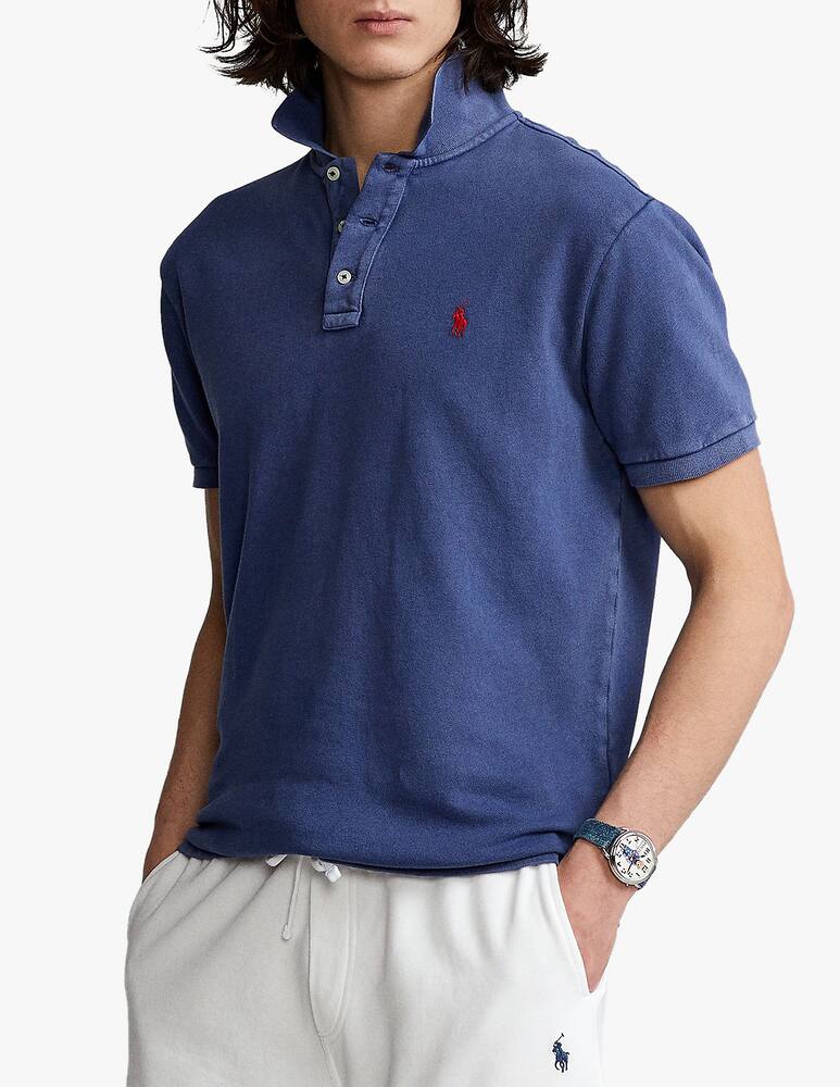 rinascente Polo Ralph Lauren Basic custom fit poloshirt - blue