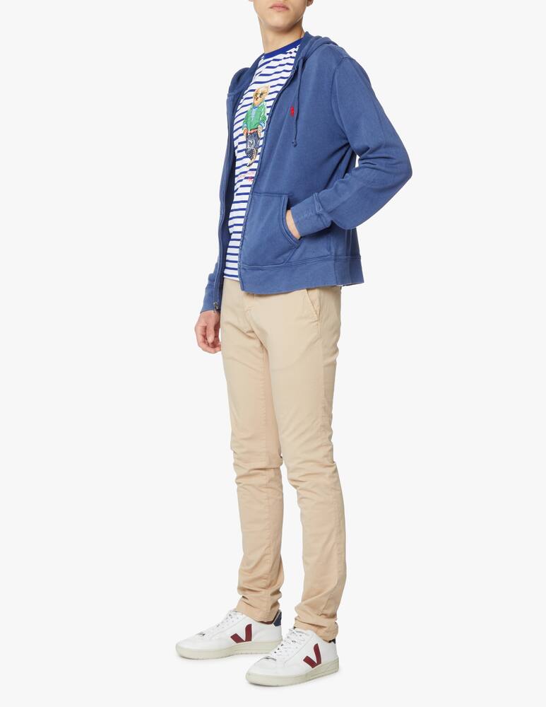 rinascente Polo Ralph Lauren Full zip hoodie - light blue