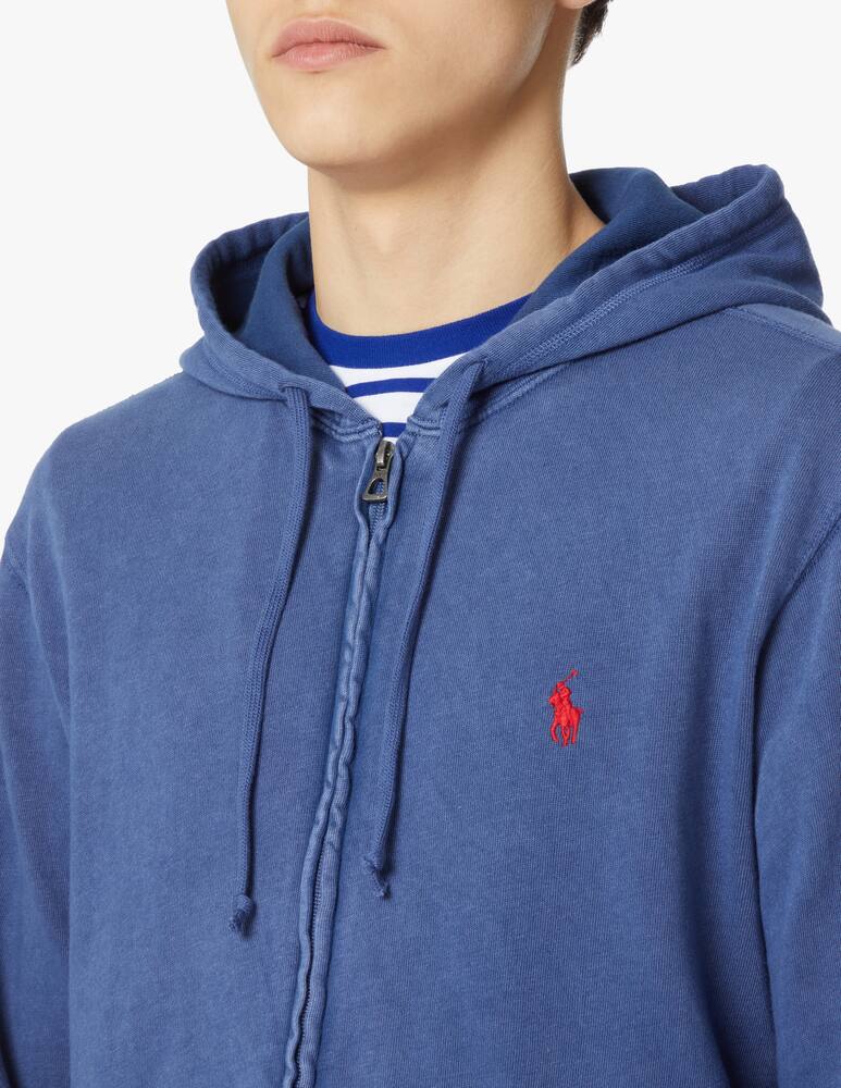 rinascente Polo Ralph Lauren Full zip hoodie - light blue