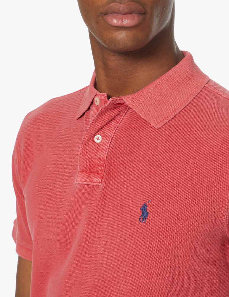 rinascente Polo Ralph Lauren Custom fit short sleeve poloshirt - red