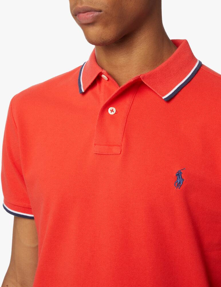 rinascente Polo Ralph Lauren Colored profile short sleeve poloshirt - red
