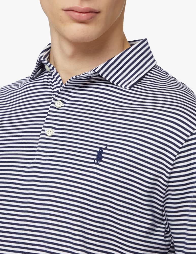rinascente Polo Ralph Lauren Polo pima rigata slim fit - blu