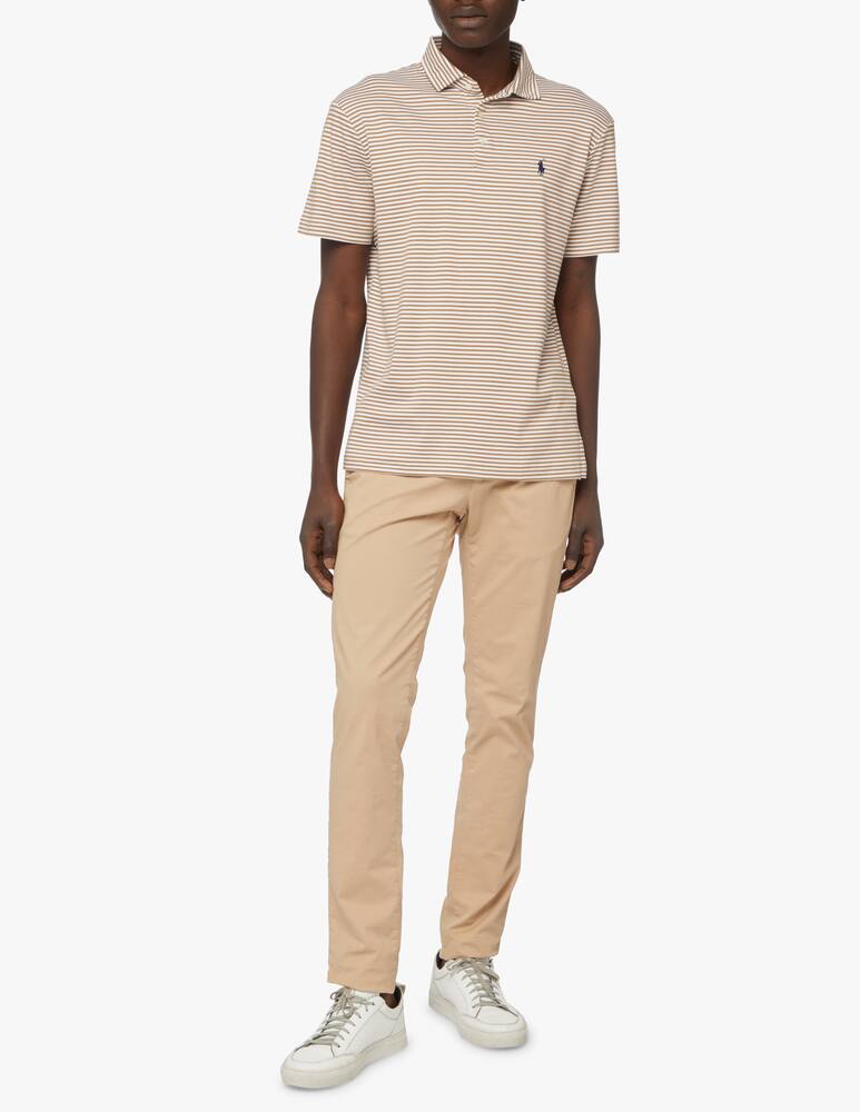 rinascente Polo Ralph Lauren Polo pima rigata slim fit - oliva