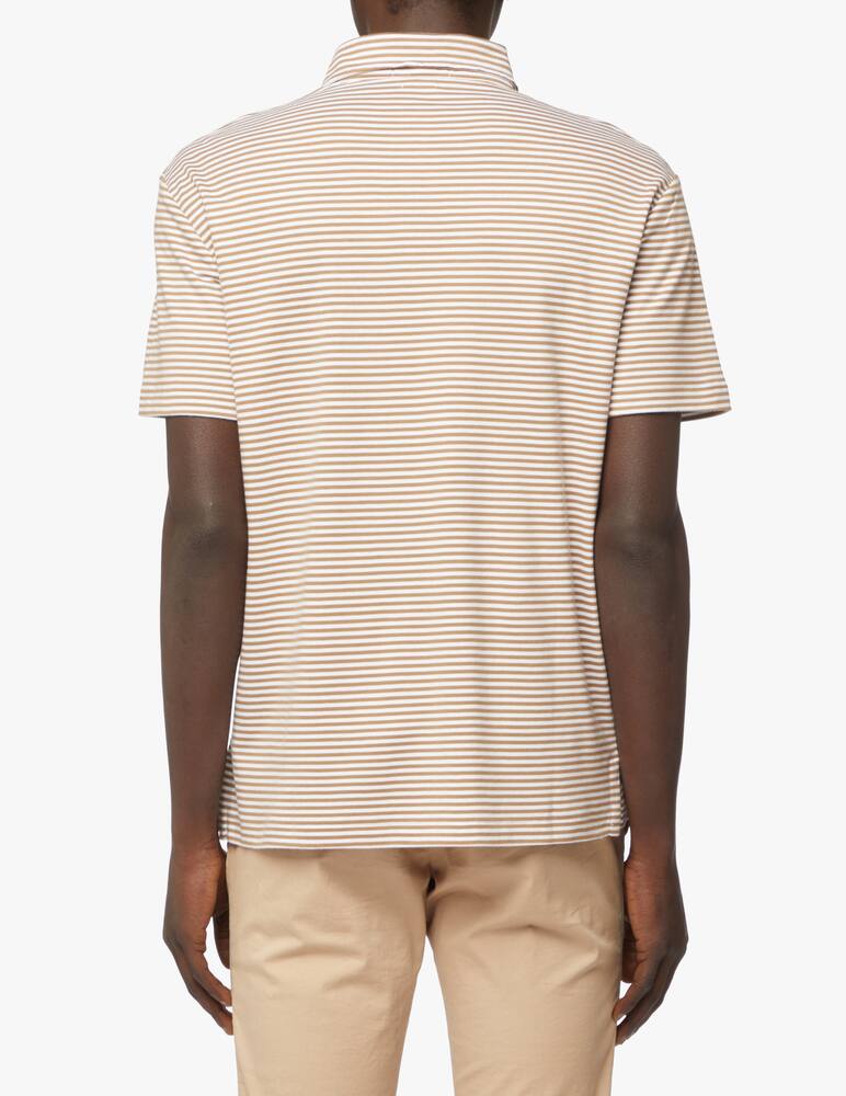 rinascente Polo Ralph Lauren Polo pima rigata slim fit - oliva