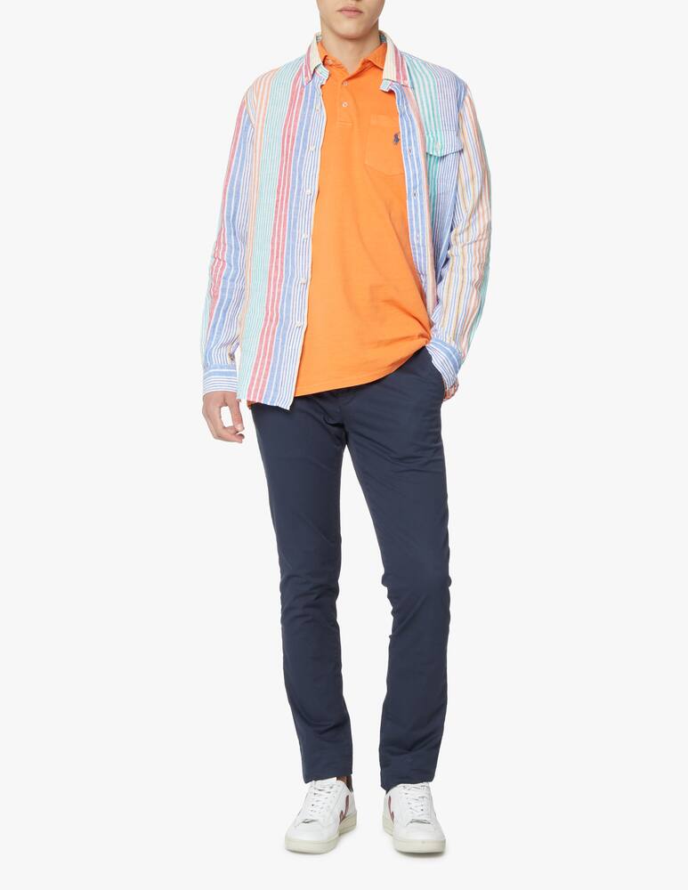 rinascente Polo Ralph Lauren Cotton linen polo - orange