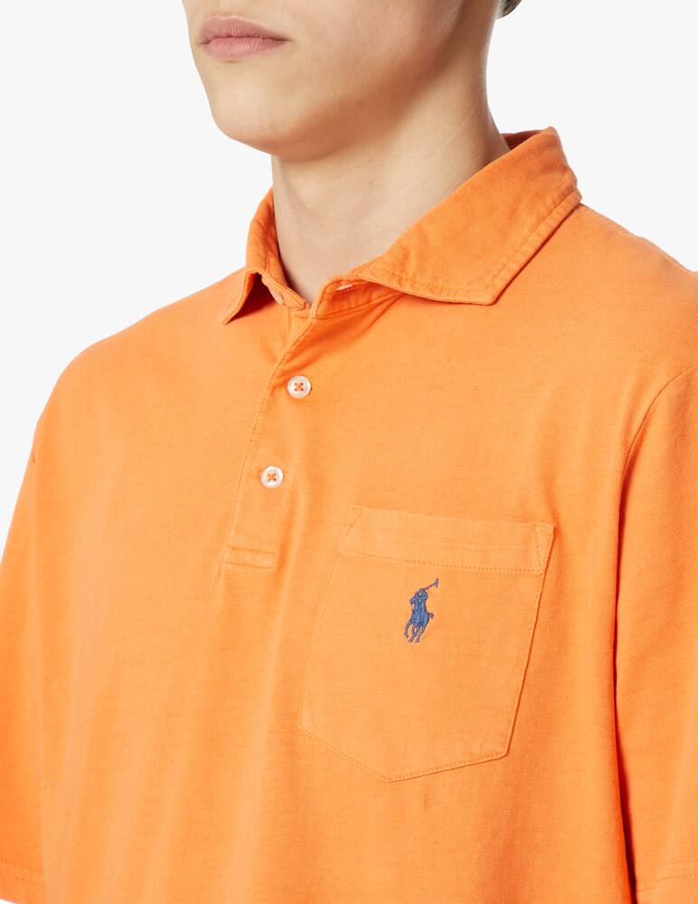 rinascente Polo Ralph Lauren Cotton linen polo - orange