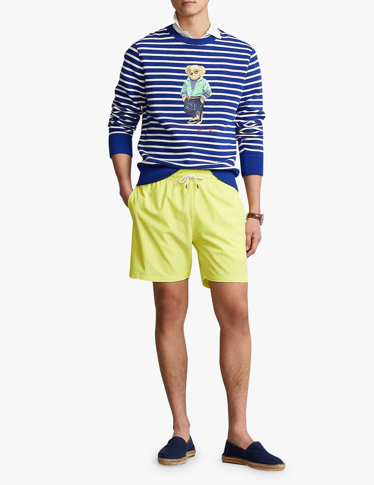 rinascente Polo Ralph Lauren Bear striped crewneck sweatshirt - multi