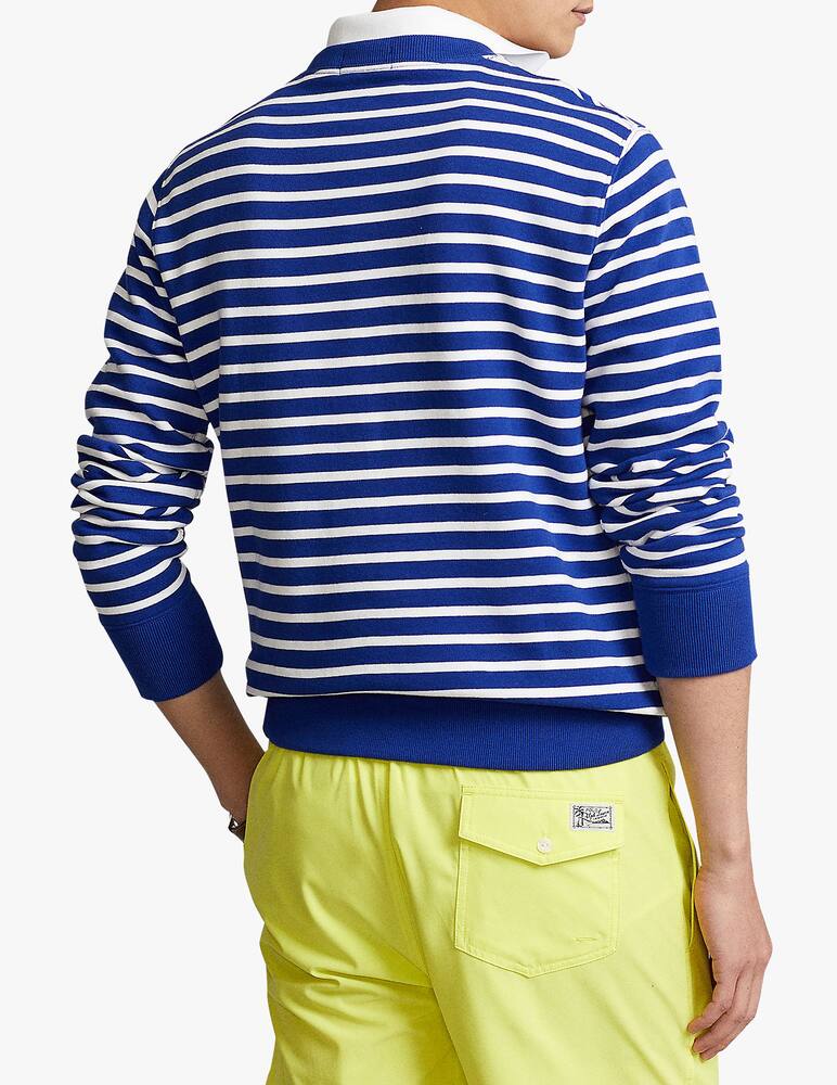 rinascente Polo Ralph Lauren Bear striped crewneck sweatshirt - multi