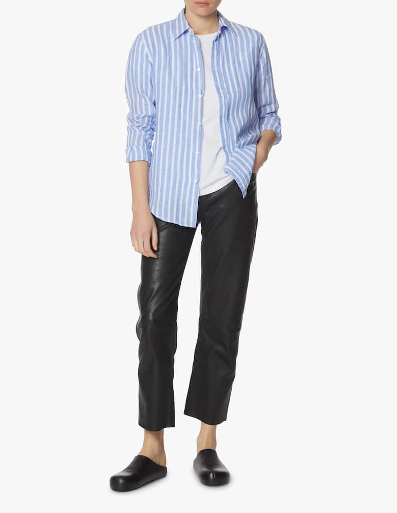 Polo Ralph Lauren Camicia in lino a righe relaxed-fit - azzurro - immagine 2