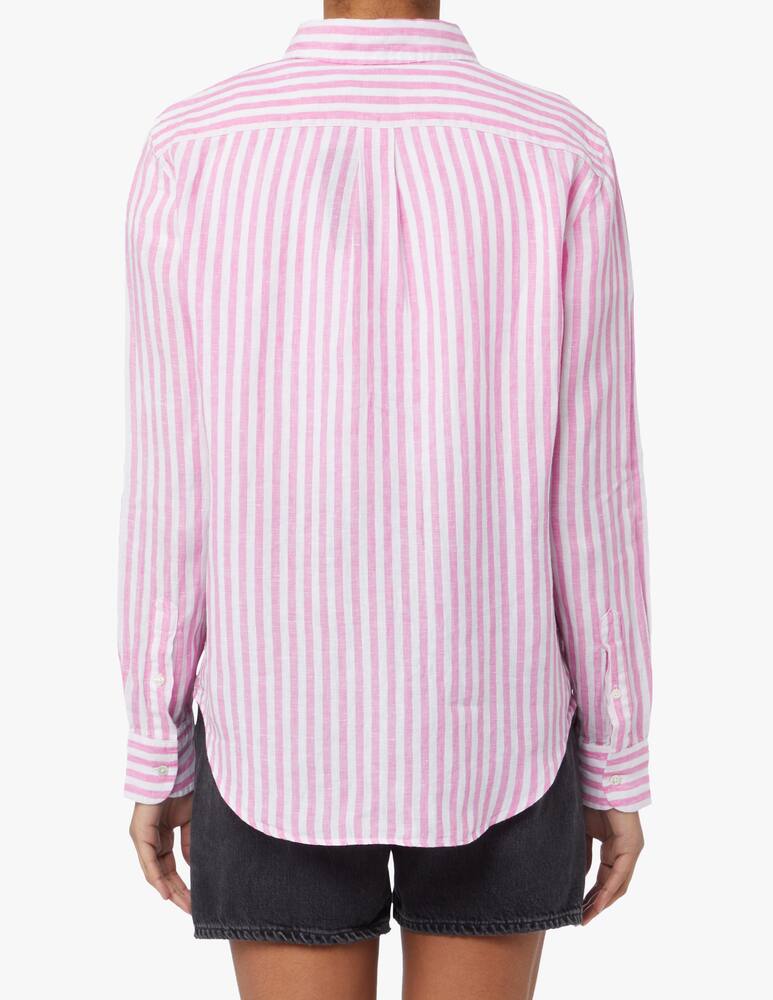 rinascente Polo Ralph Lauren Camicia in lino a manica lunga relaxed-fit - rosa