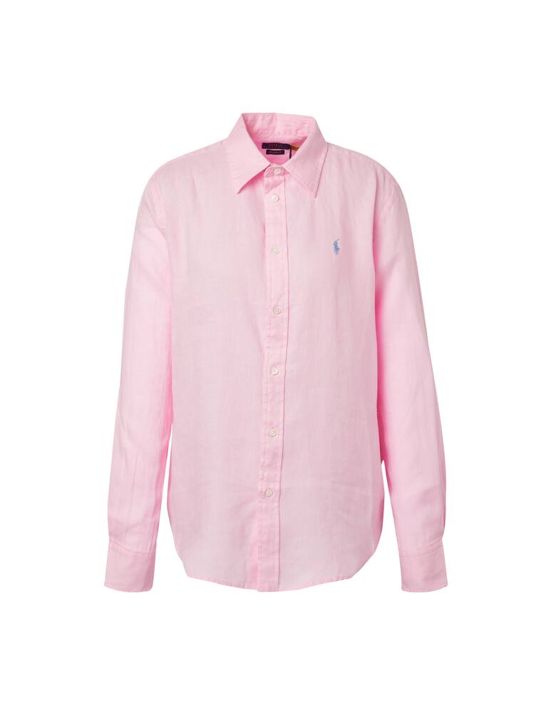rinascente Polo Ralph Lauren Camicia in lino a manica lunga relaxed-fit - rosa