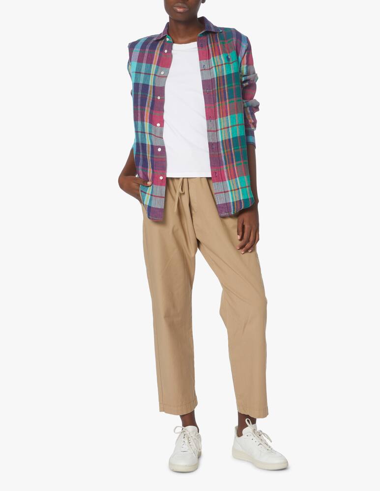 rinascente Polo Ralph Lauren Camicia in lino scozzese classic-fit Georgia - multicolor