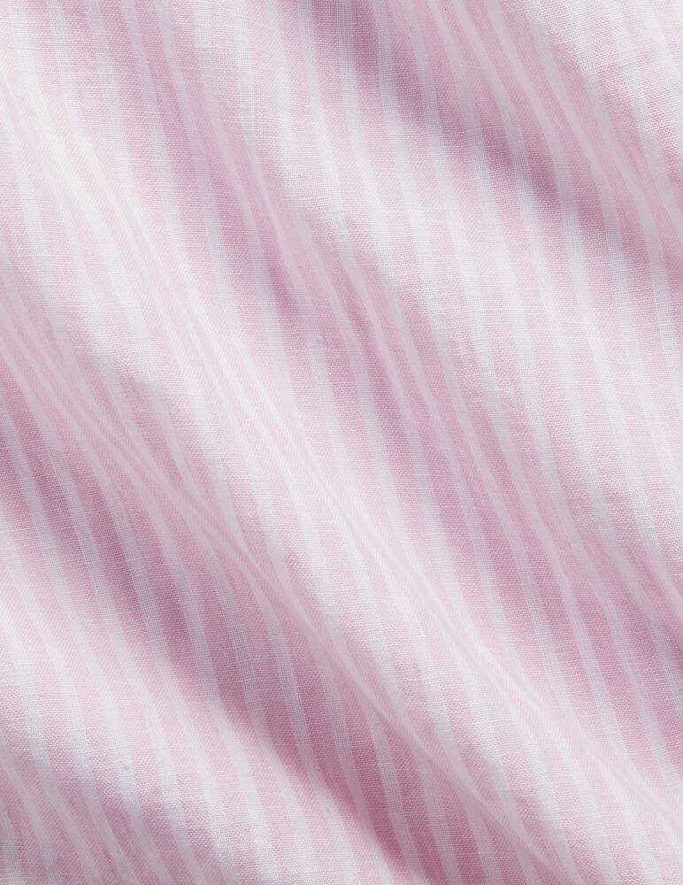 rinascente Polo Ralph Lauren Striped linen custom fit shirt - pink