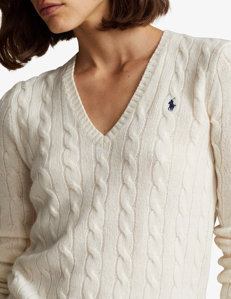 Polo Ralph Lauren Maglia a trecce in lana e cashmere - immagine 3 Polo Ralph Lauren Maglia a trecce in lana e cashmere - immagine 3
