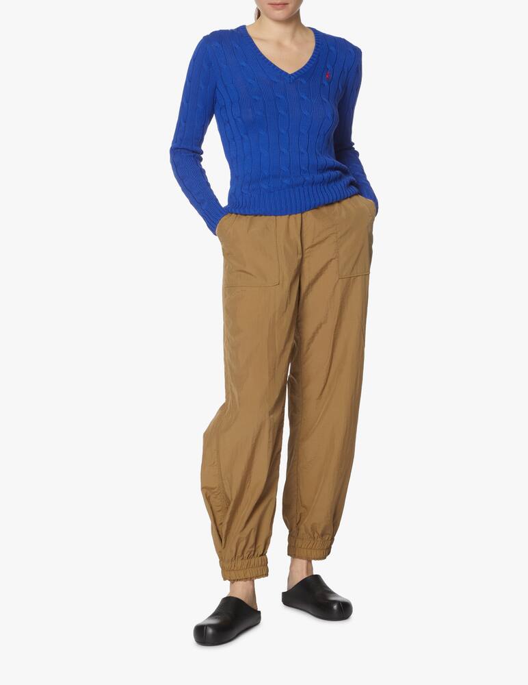 rinascente Polo Ralph Lauren Maglia a trecce con scollo a V Kimberly - blu