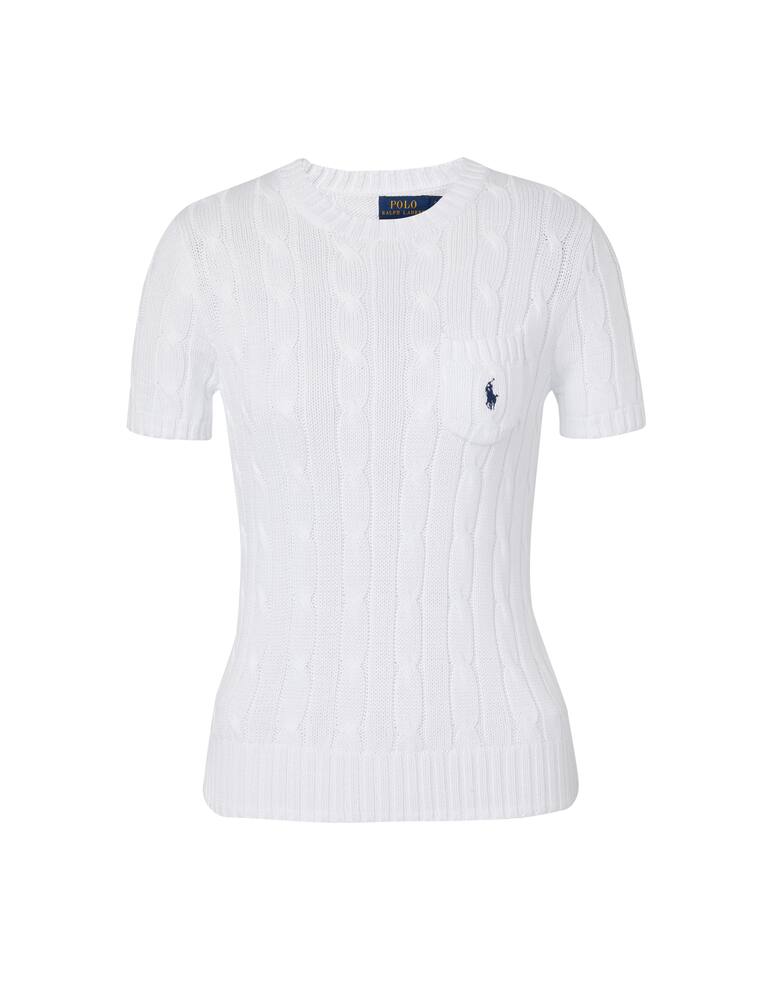rinascente Polo Ralph Lauren Cotton short sleeve sweater - white