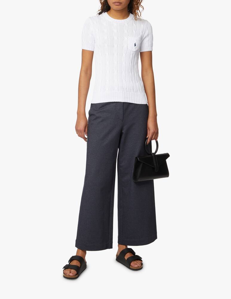 rinascente Polo Ralph Lauren Cotton short sleeve sweater - white