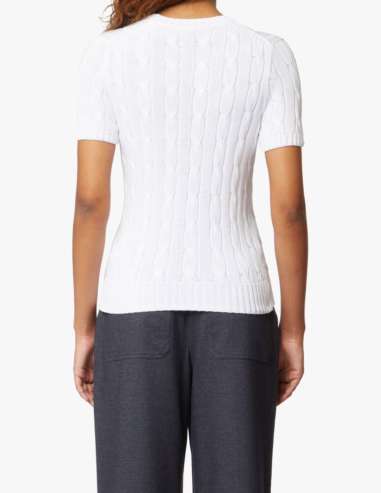 rinascente Polo Ralph Lauren Cotton short sleeve sweater - white