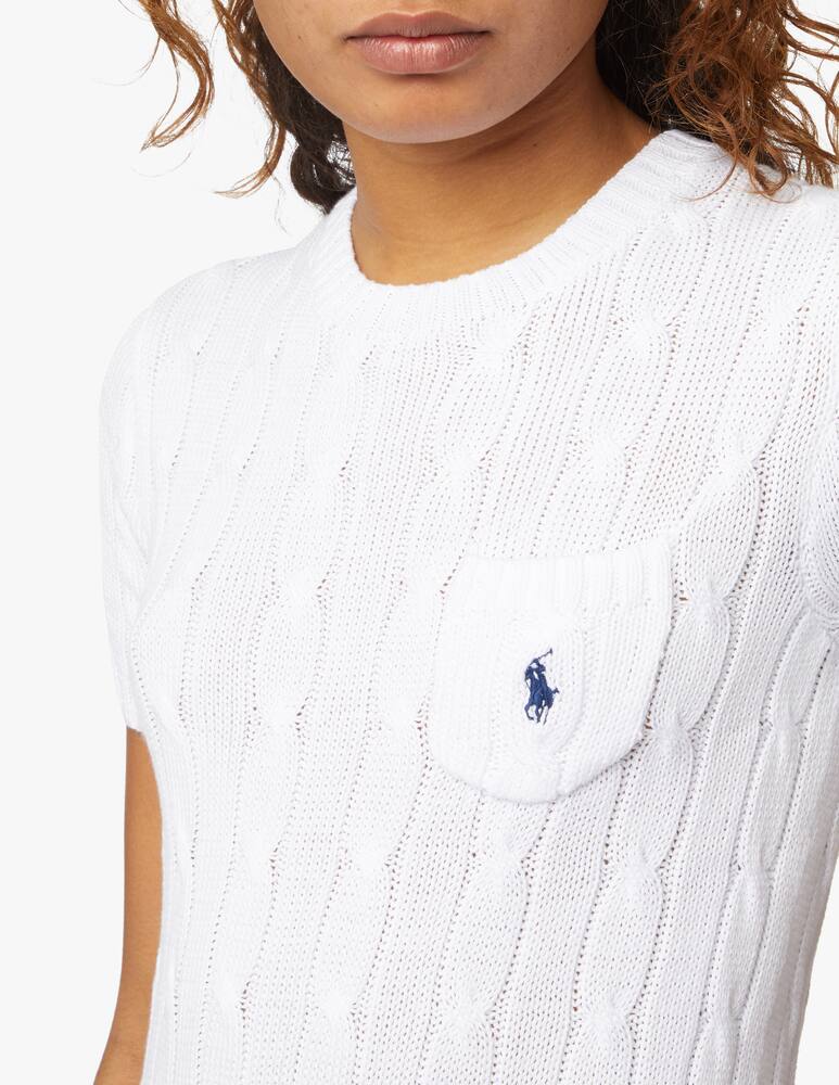 rinascente Polo Ralph Lauren Cotton short sleeve sweater - white