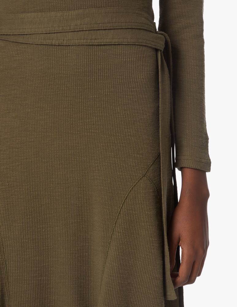 rinascente Polo Ralph Lauren Midi dress with boat neckline - olive