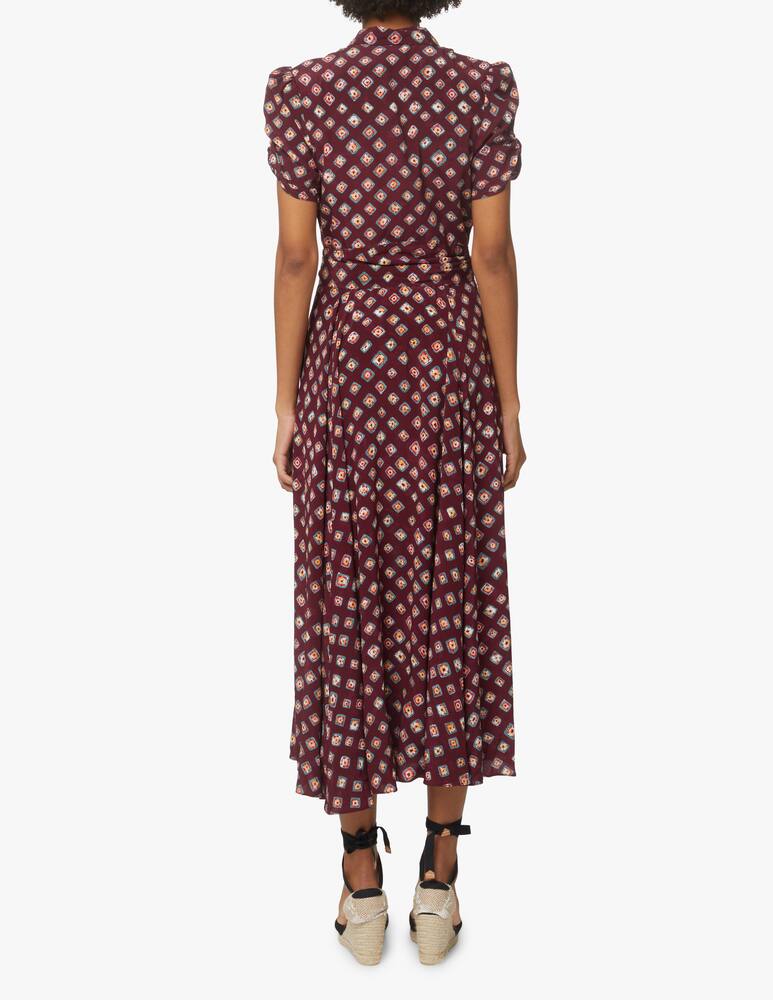 rinascente Polo Ralph Lauren Crepe midi shirtdress - red