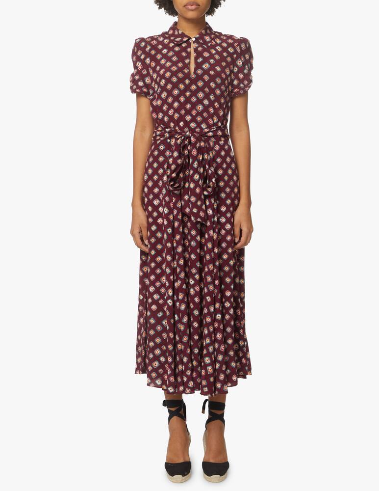 rinascente Polo Ralph Lauren Crepe midi shirtdress - red