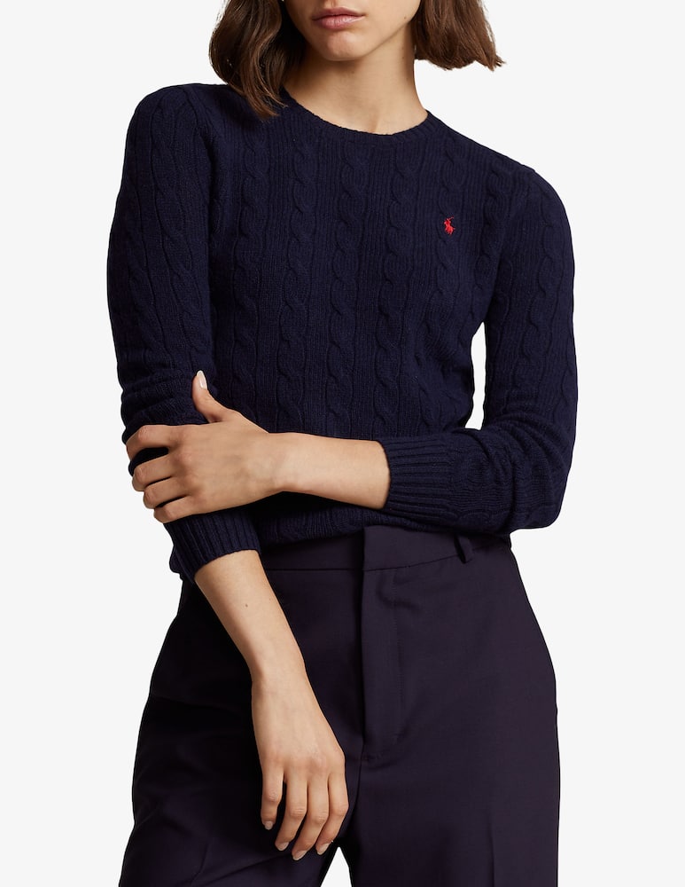 Polo Ralph Lauren Cable-Knit Wool-Cashmere Jumper - picture 1 Polo Ralph Lauren Cable-Knit Wool-Cashmere Jumper - picture 1