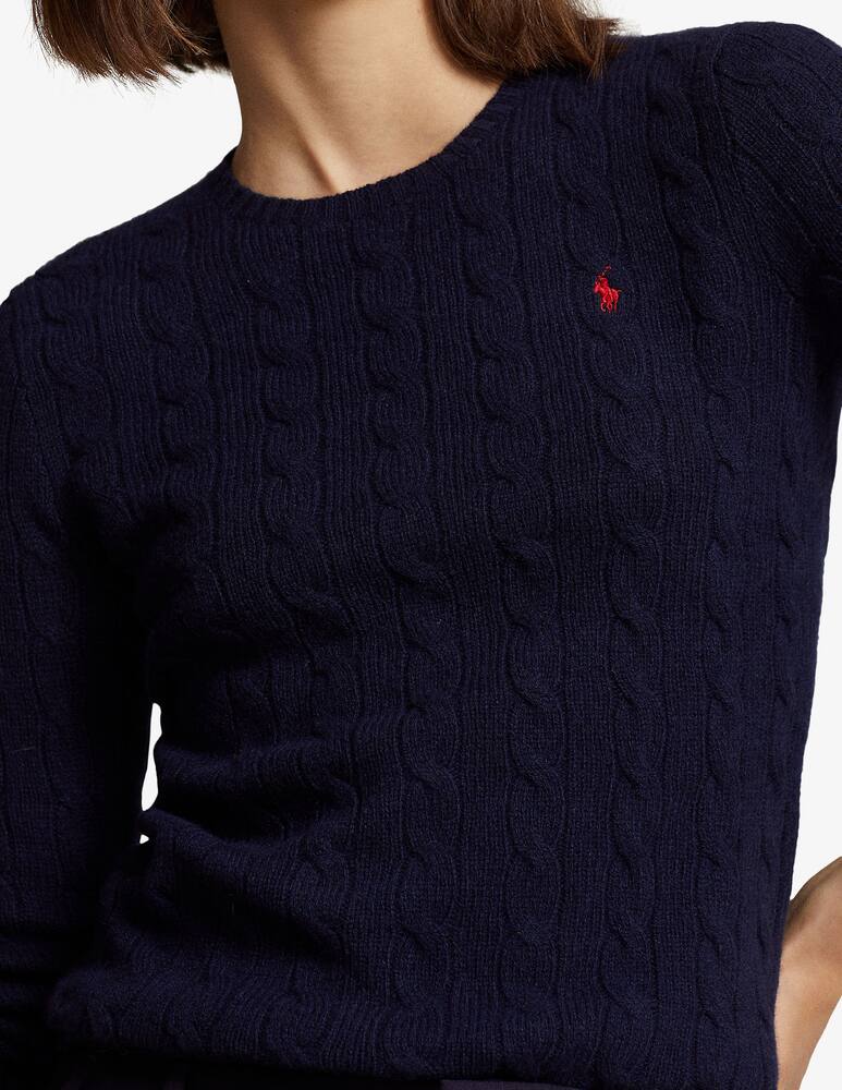 rinascente Polo Ralph Lauren Maglia a trecce in lana e cashmere