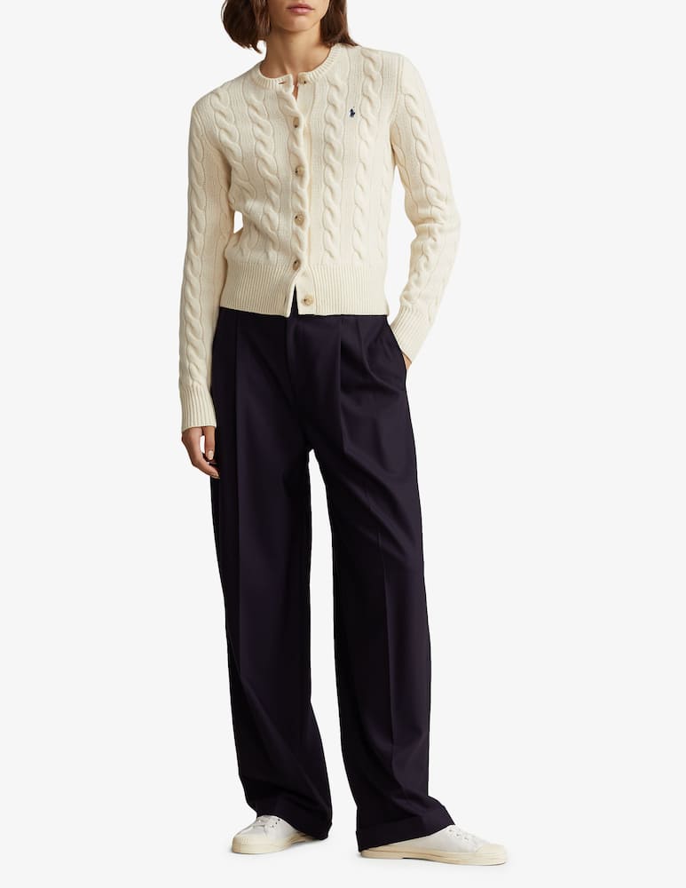 Polo Ralph Lauren Cardigan a trecce in lana e cashmere - immagine 5 Polo Ralph Lauren Cardigan a trecce in lana e cashmere - immagine 5