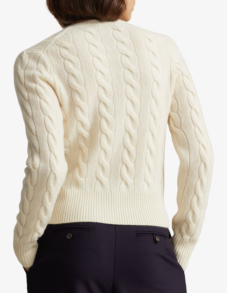 Polo Ralph Lauren Cardigan a trecce in lana e cashmere - immagine 6 Polo Ralph Lauren Cardigan a trecce in lana e cashmere - immagine 6