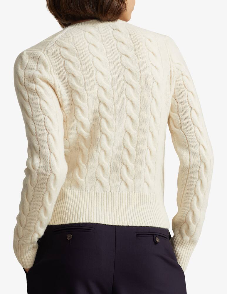 rinascente Polo Ralph Lauren Cardigan a trecce in lana e cashmere
